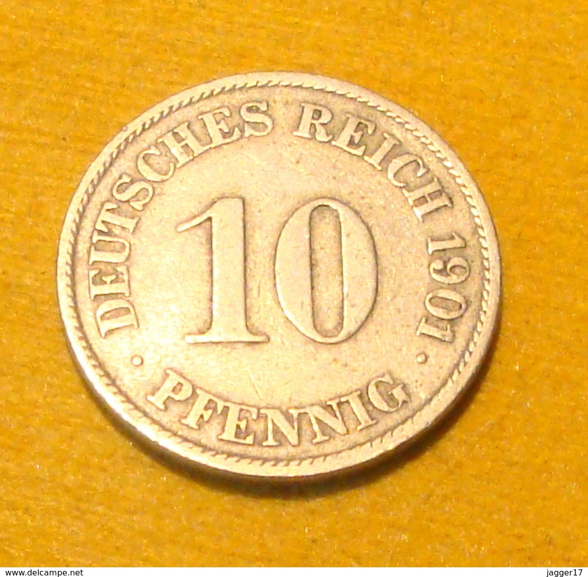10 Pfennig 1901 J - 10 Pfennig