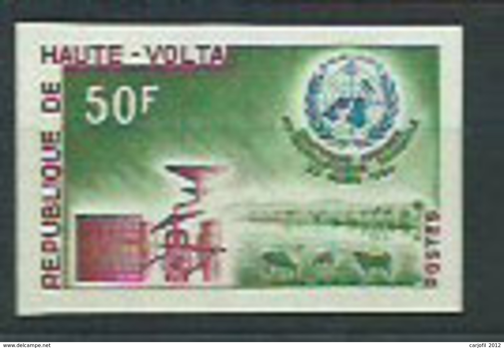 Alto Volta Correo Yvert 132 Sin Dentar ** Mnh  Meteorolog�a - Upper Volta (1958-1984)