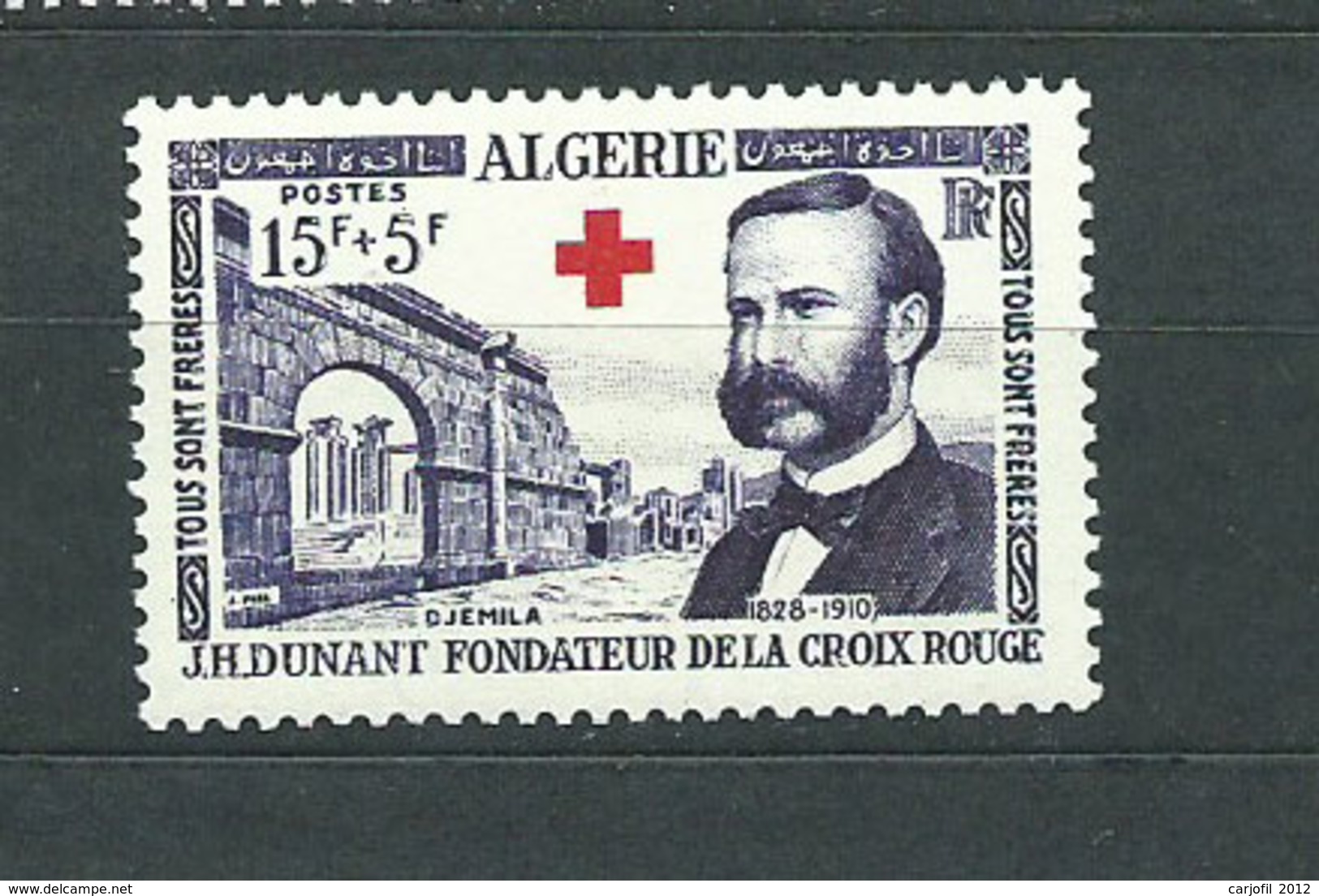 Argelia - Correo Yvert 317 ** Mnh  Henri Dunant - Algeria (1962-...)