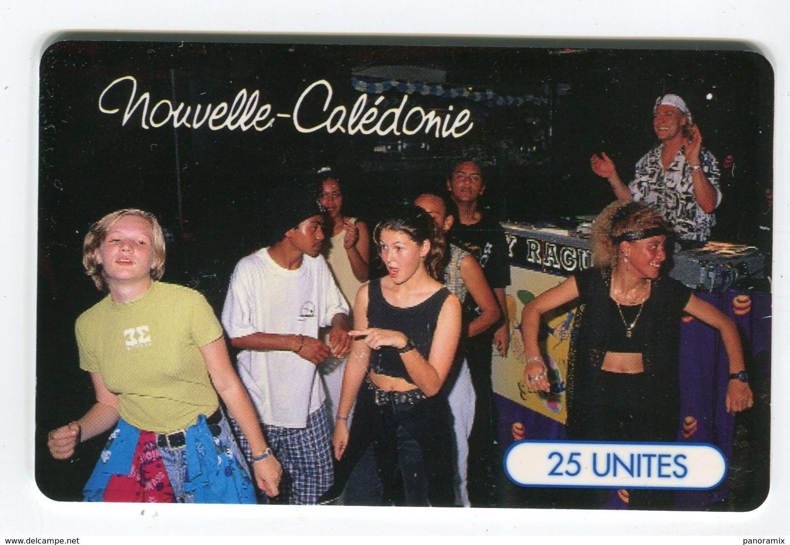 Telecarte °_ N-Calédonie-58-Maxi Music Danse-25 U-gem-08.98- R/V 195 ° LUXE - Neukaledonien