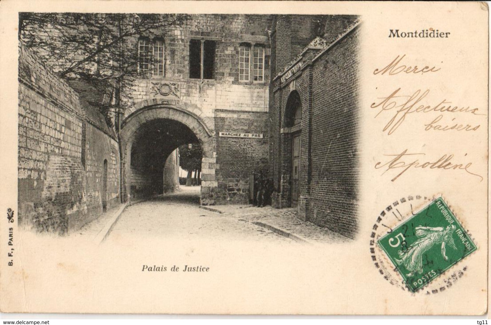 80 - MONTDIDIER - PALAIS DE JUSTICE - Montdidier