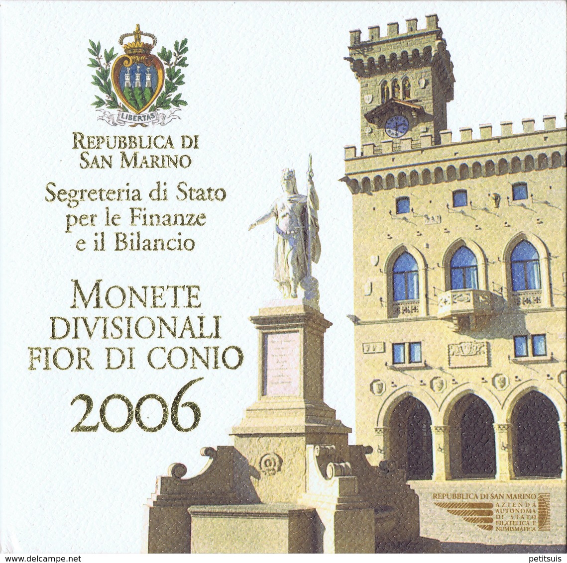 San Marino Euro Coins Set 2006 - San Marino