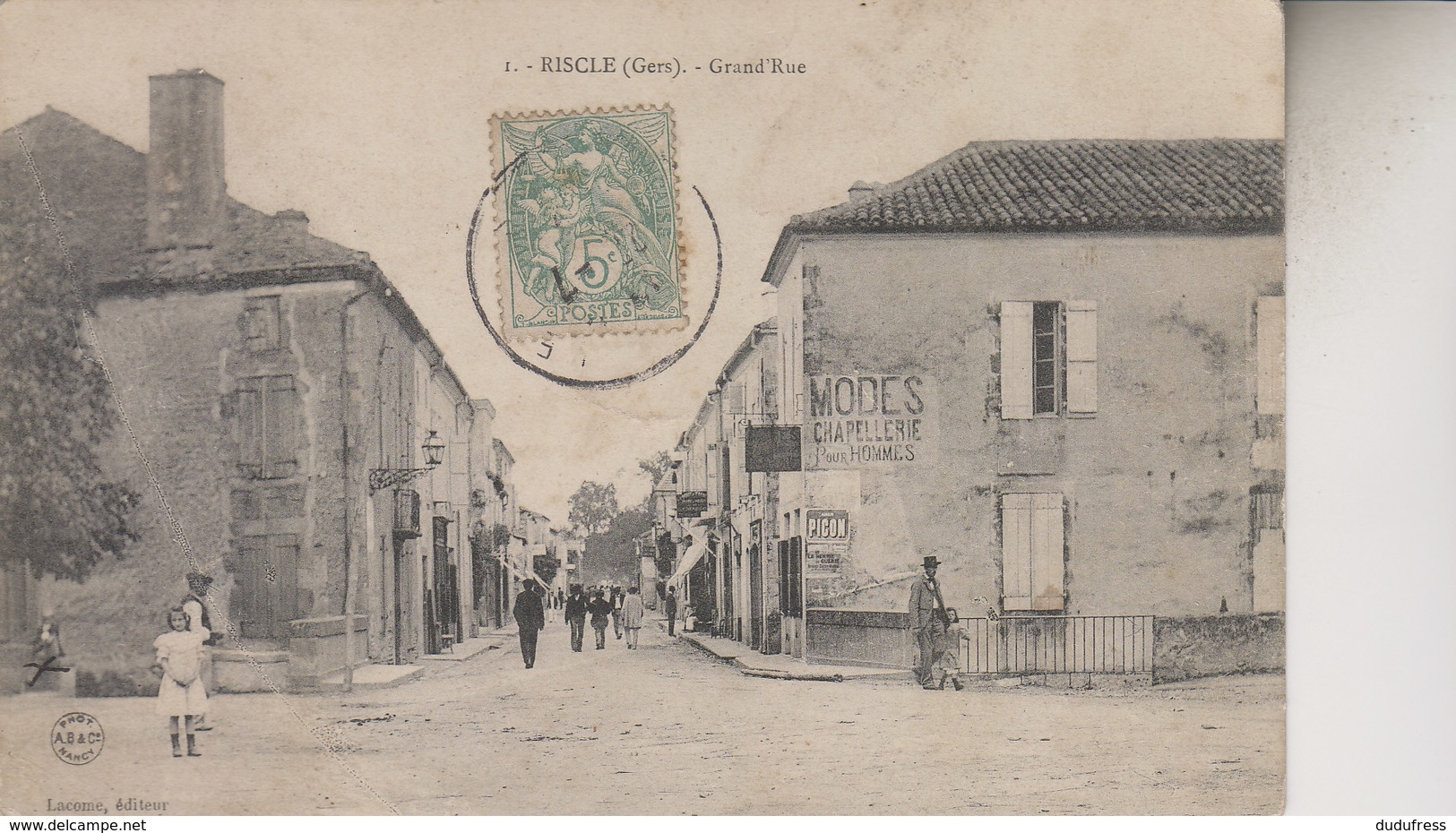 RISCLE  GRAND RUE - Riscle