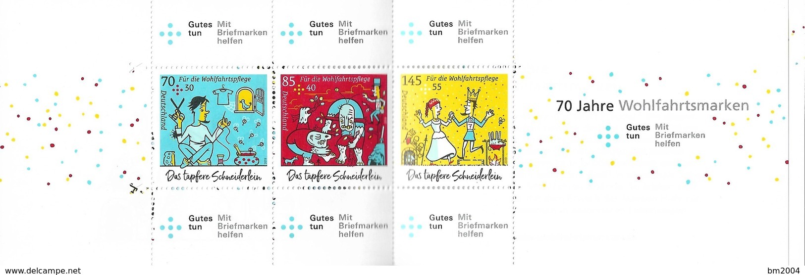 2019  Allem Fed. Deutschland   Mi.MH 113**MNH  Grimms Märchen  - Das Tapfere Schneiderlein. - Altri & Non Classificati