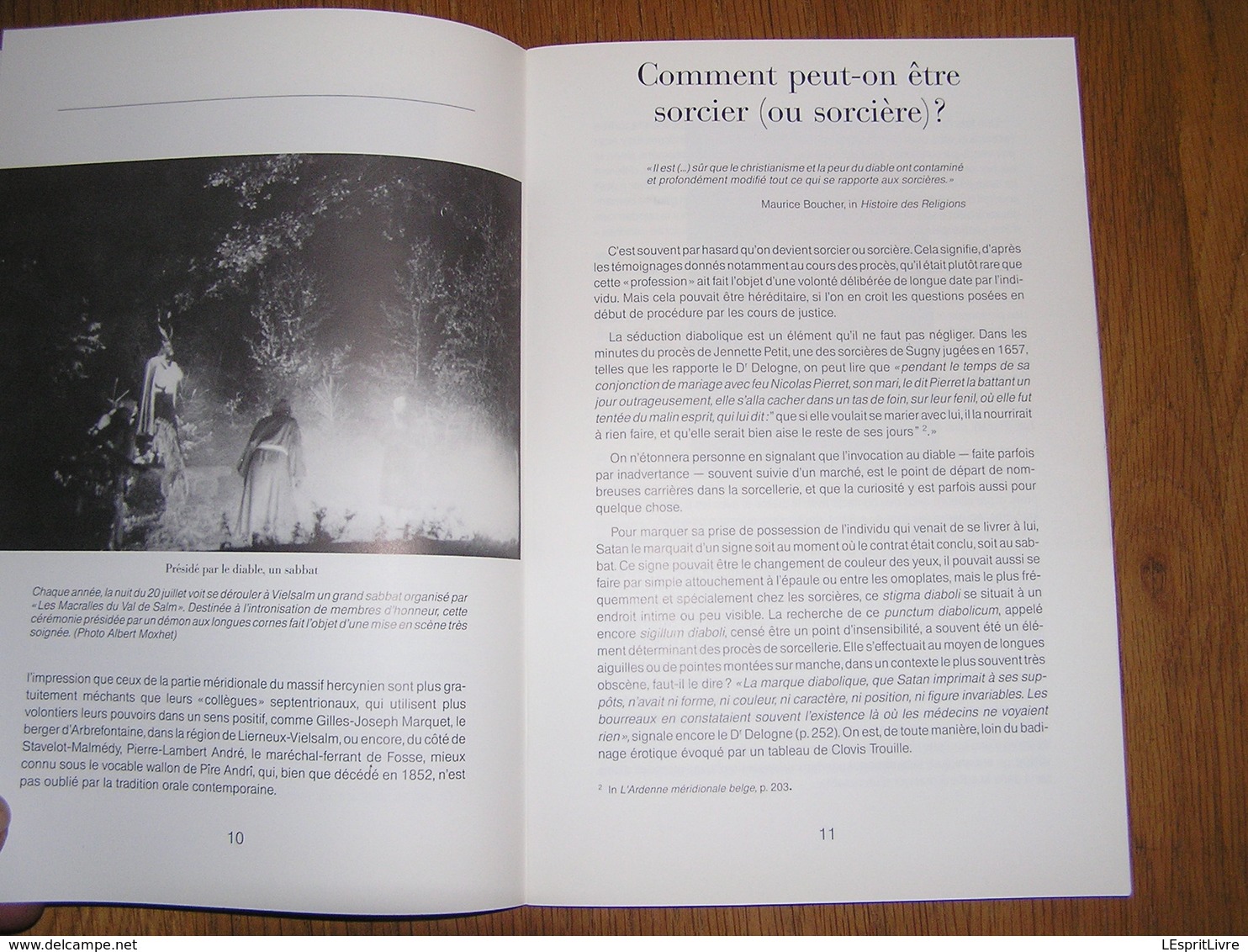 LA SORCELLERIE EN ARDENNE Régionalisme Ardennes Légendes Makrale Sorcier Sorcière Histoire Folklore Sorcières - Belgique