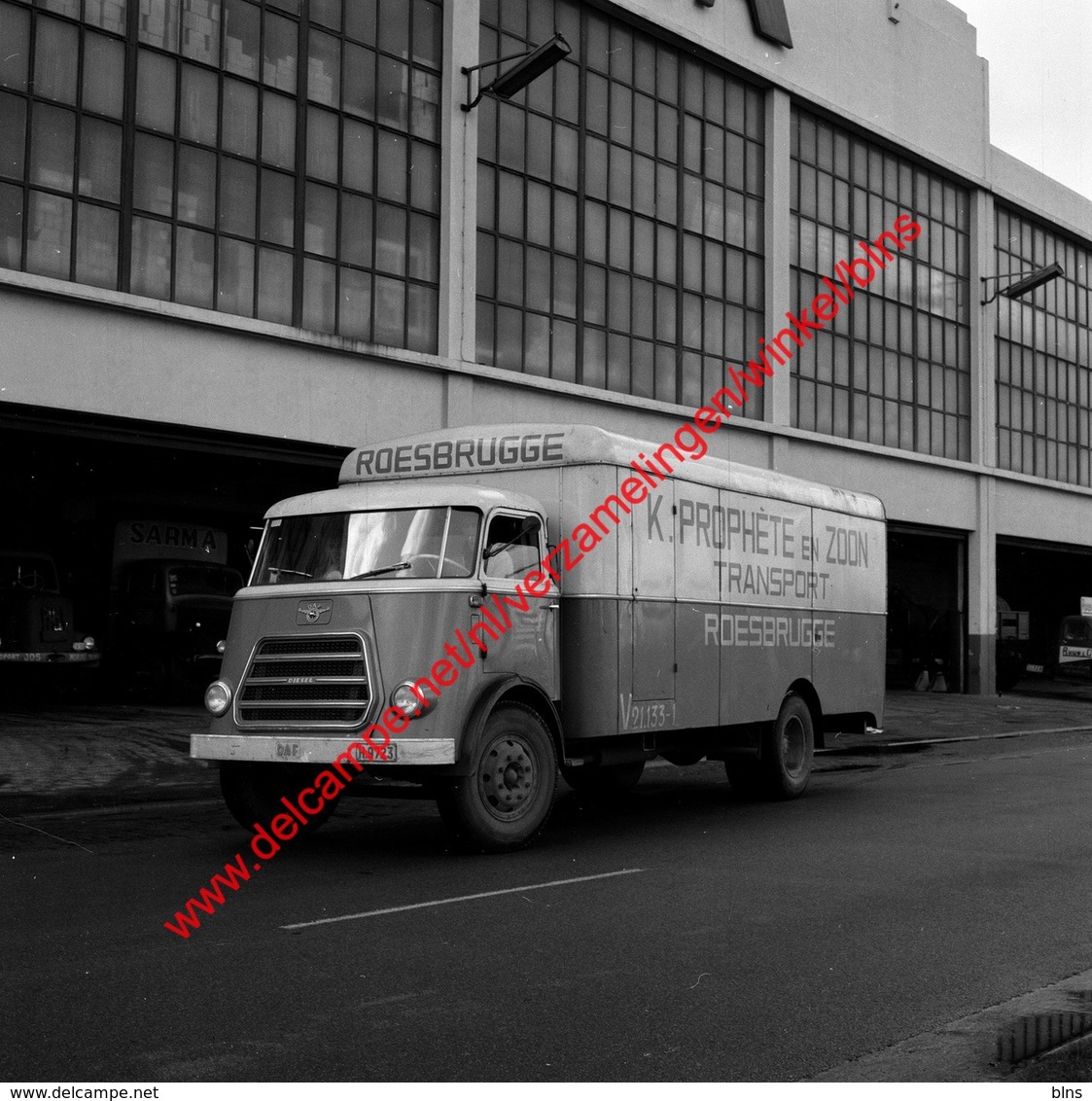 Vrachtwagen K. Prophete Uit Roesbrugge In April 1962 - Photo 15x15cm - Camion DAF - Automobiles