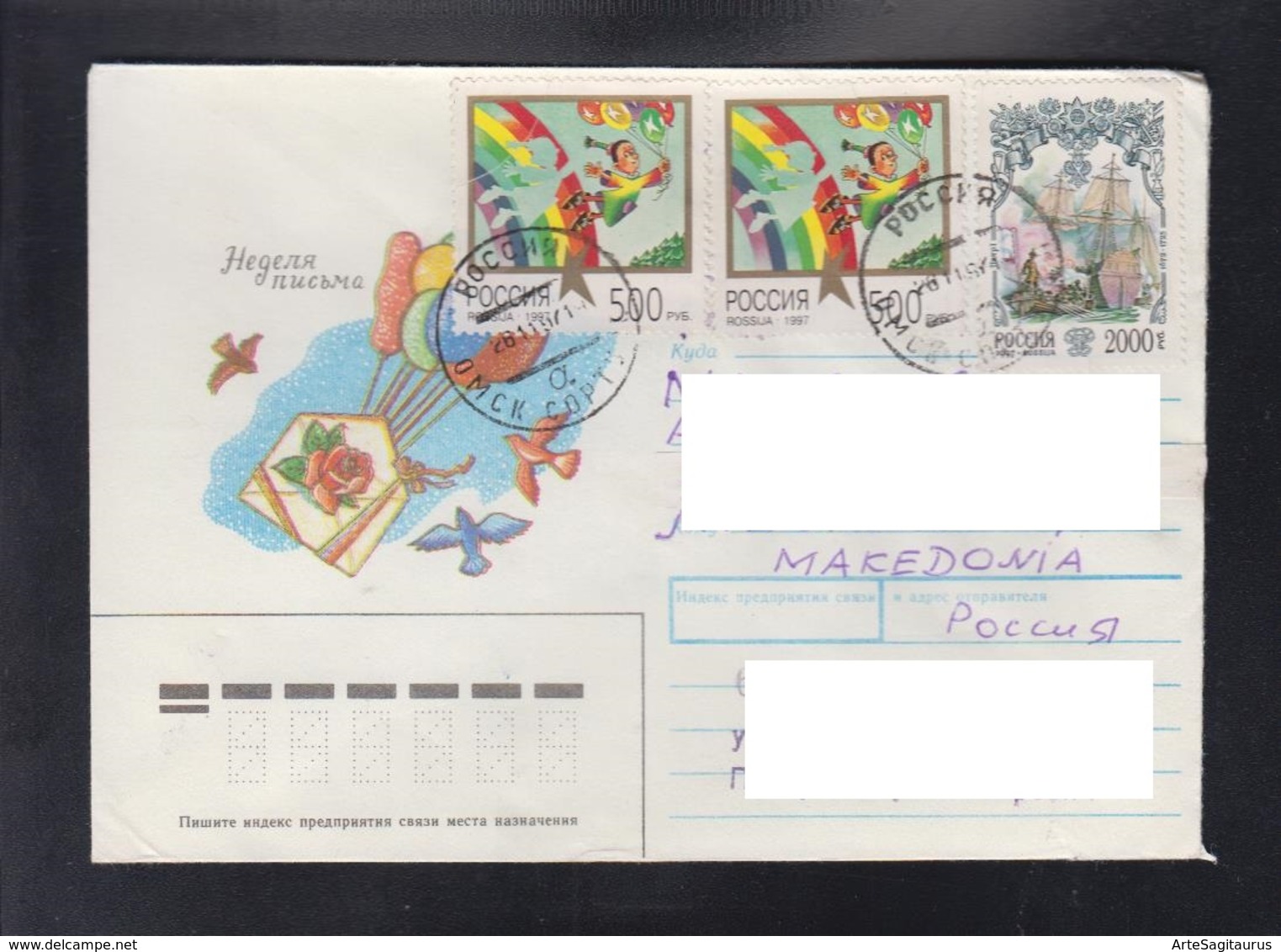 GERMANY, COVER / AIR MAIL, REPUBLIC OF MACEDONIA ** - Storia Postale