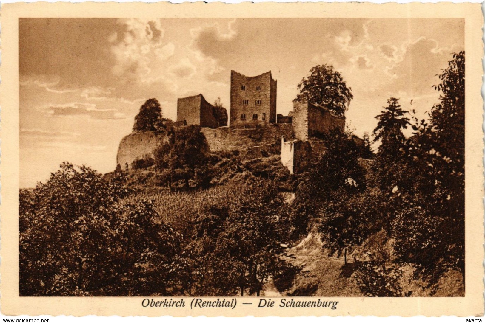 CPA AK Oberkirch Die Schauenburg GERMANY (936690) - Oberkirch