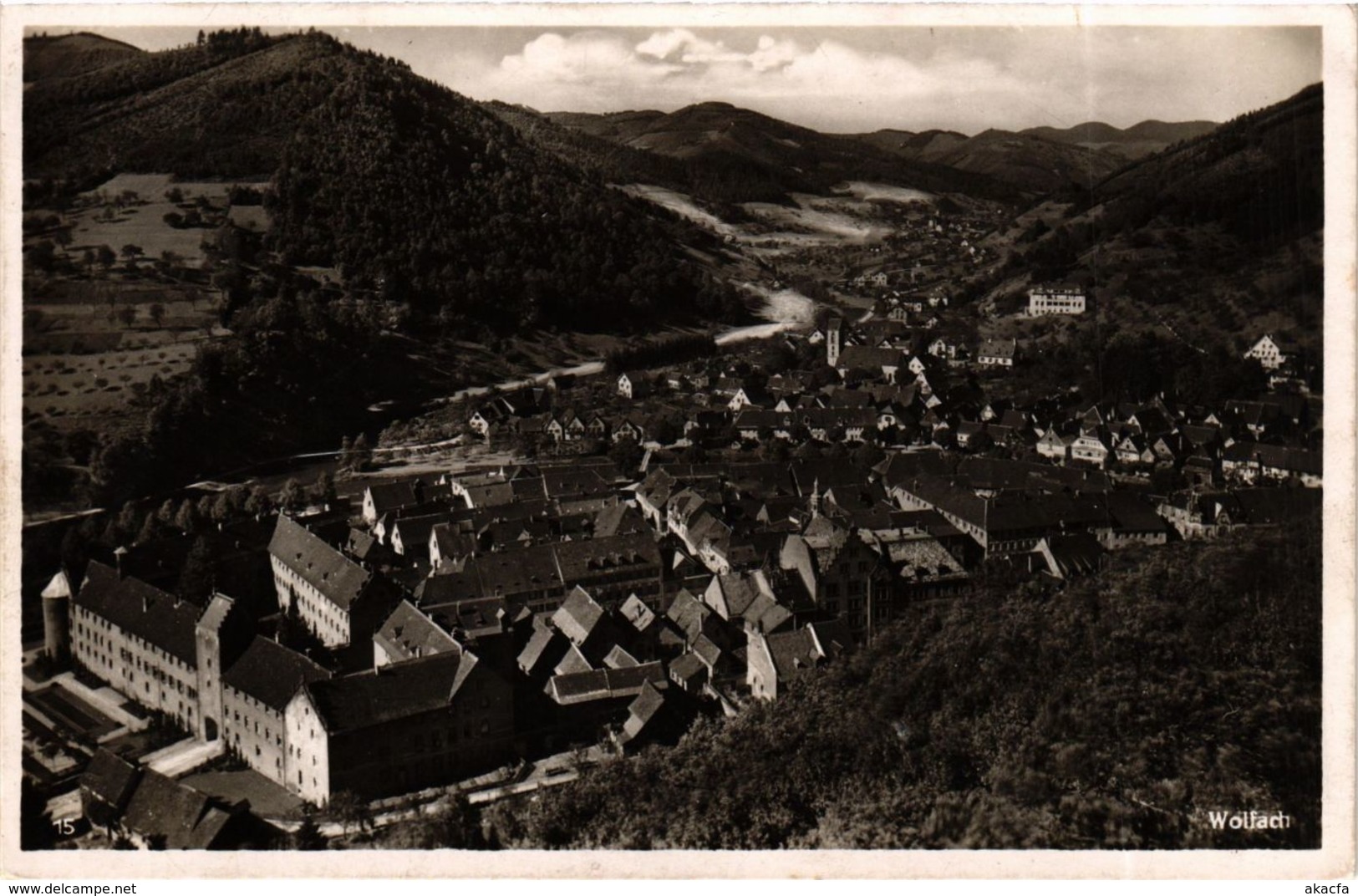 CPA AK Wolfach Blick Vom Kapflefelsen GERMANY (936708) - Wolfach