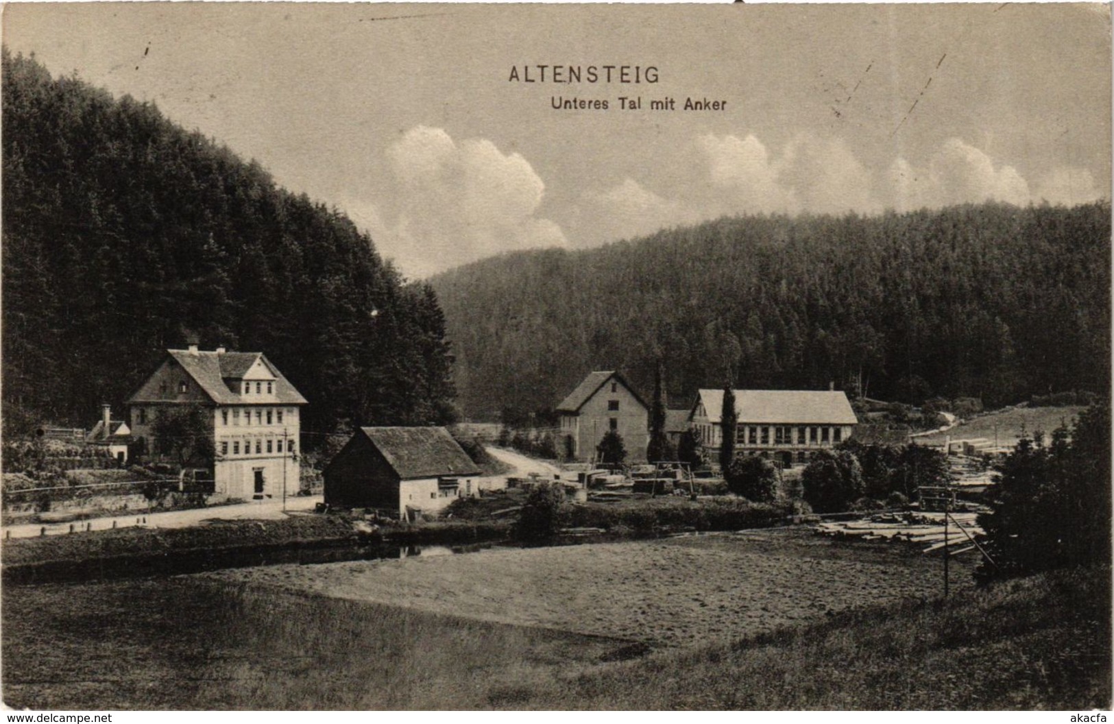 CPA AK Altensteig Unteres Tal Mit Anker GERMANY (936758) - Altensteig