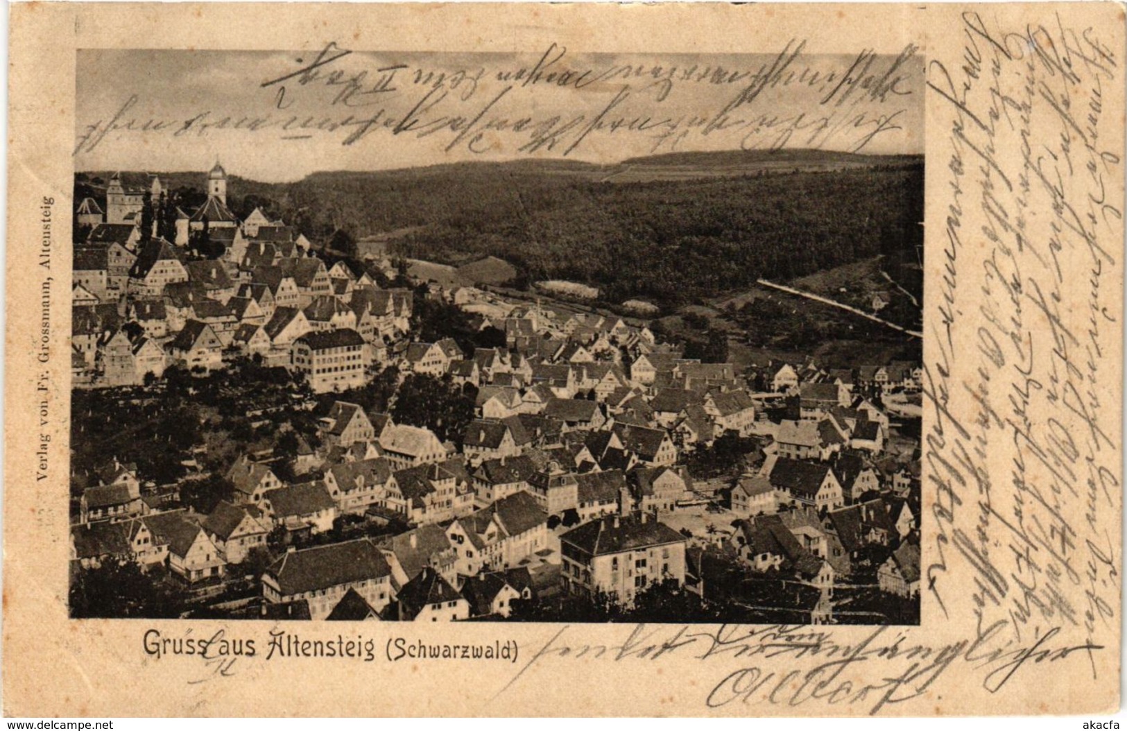 CPA AK Gruss Aus Altensteig GERMANY (936772) - Altensteig