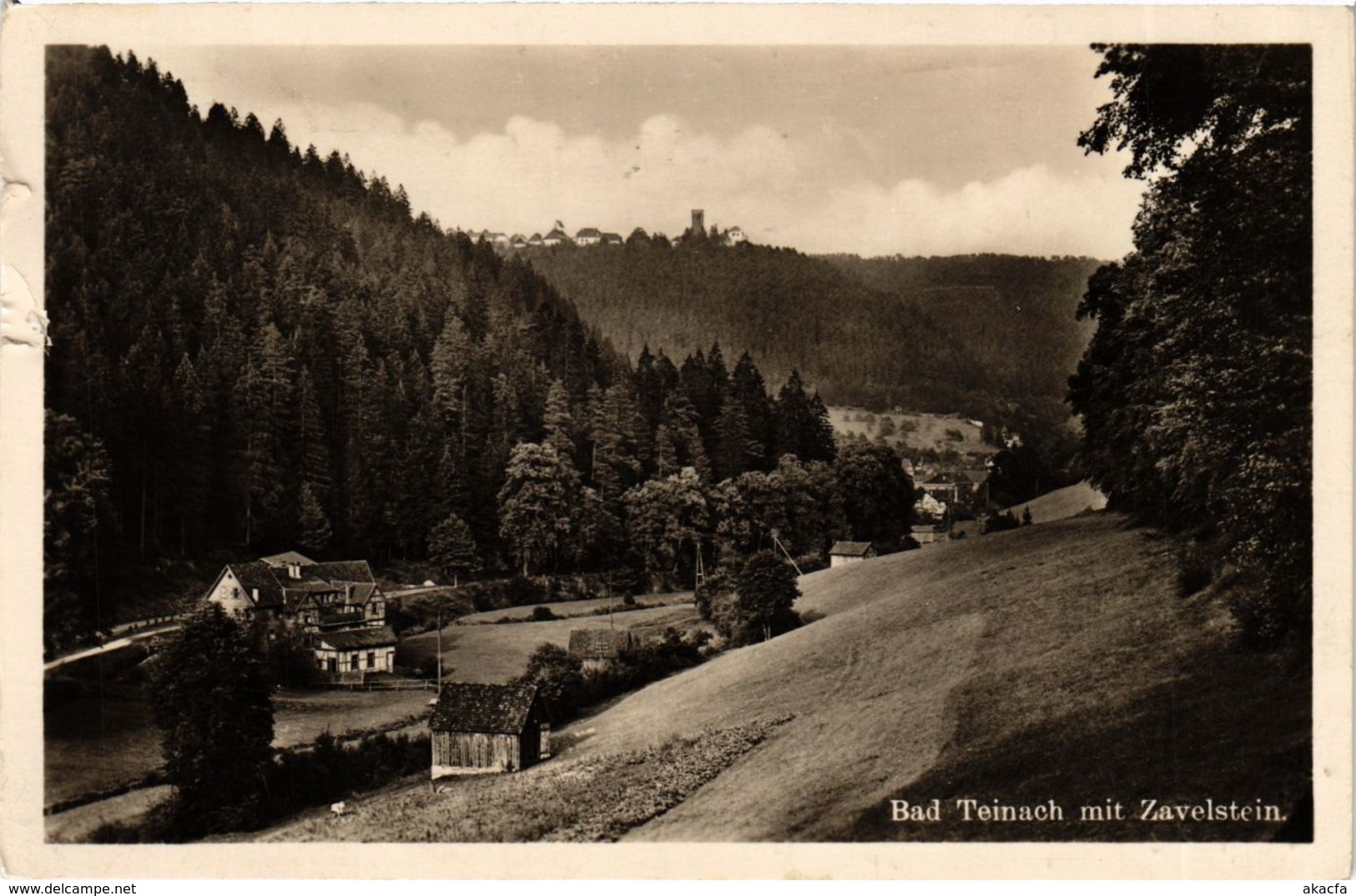 CPA AK Bad Teinach Mit Zavelstein GERMANY (937038) - Bad Teinach