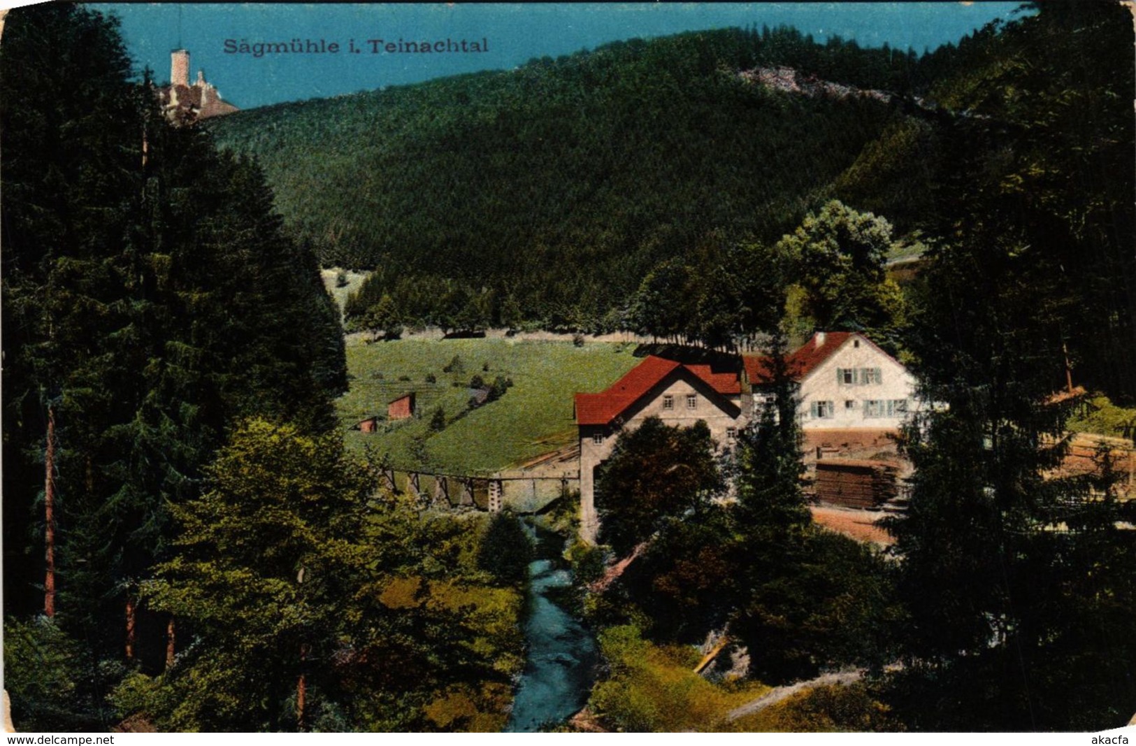 CPA AK Bad Teinach Sagmuhle Im Teinachtal GERMANY (937044) - Bad Teinach
