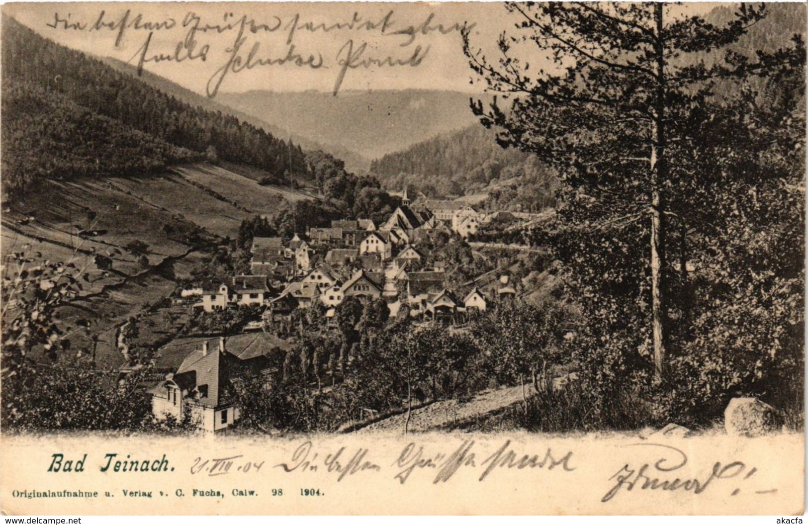 CPA AK Bad Teinach Vue Generale GERMANY (937050) - Bad Teinach