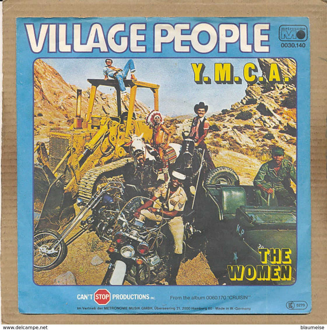 7" Single, Village People - Y.M.C.A. - Disco, Pop