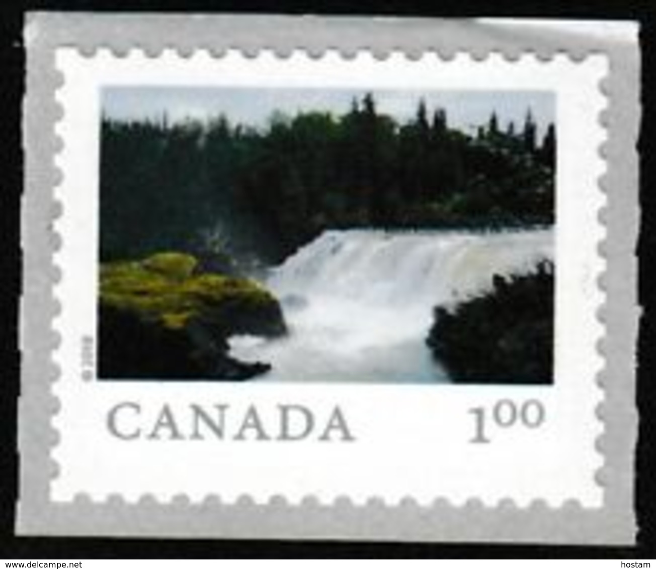 CANADA  2018  3070   FROM FAR  & WIDE, Pisew Falls Provincial Park    Large COILS "P" Rate - Roulettes