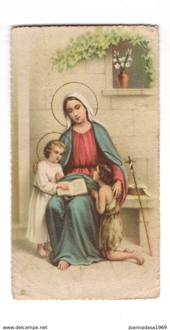 SANTINO Pieuse Image Religieuse Holy Card Gesù Bambino San Giovanni Battista Maria Vergine Serie NB 6094 - Religione & Esoterismo