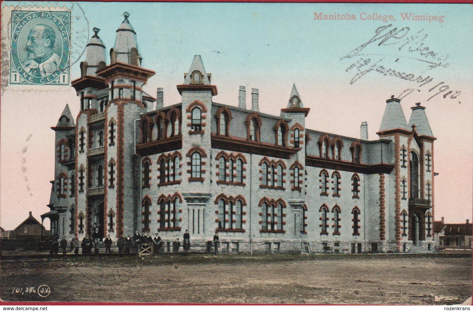 Canada Manitoba Winnipeg College Old Postcard 1910 - Winnipeg