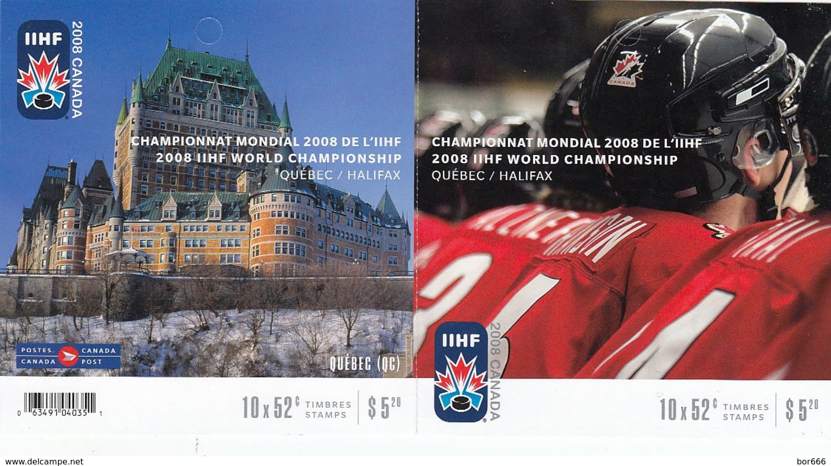 Canada - ICE HOCKEY 2008 MNH - Nuovi