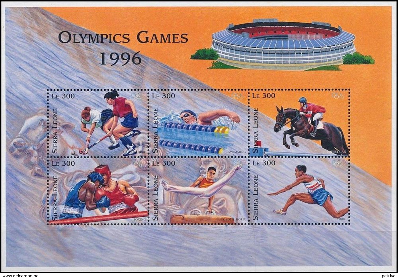 ** Sierra  Leone - 1996 - Olympic Games 1996 - Mi. 2554-9 - Estate 1996: Atlanta