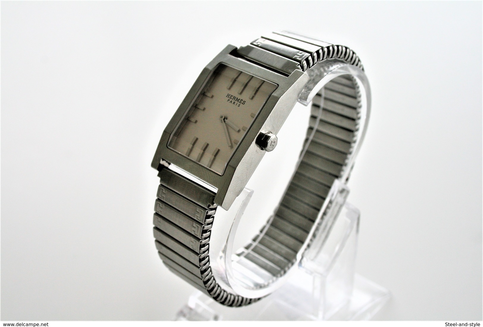 Watches : HERMES PARIS MEN TANDEM COLLECTOR ITEM  - 1980's - Original - Running - Excelent - Relojes De Lujo