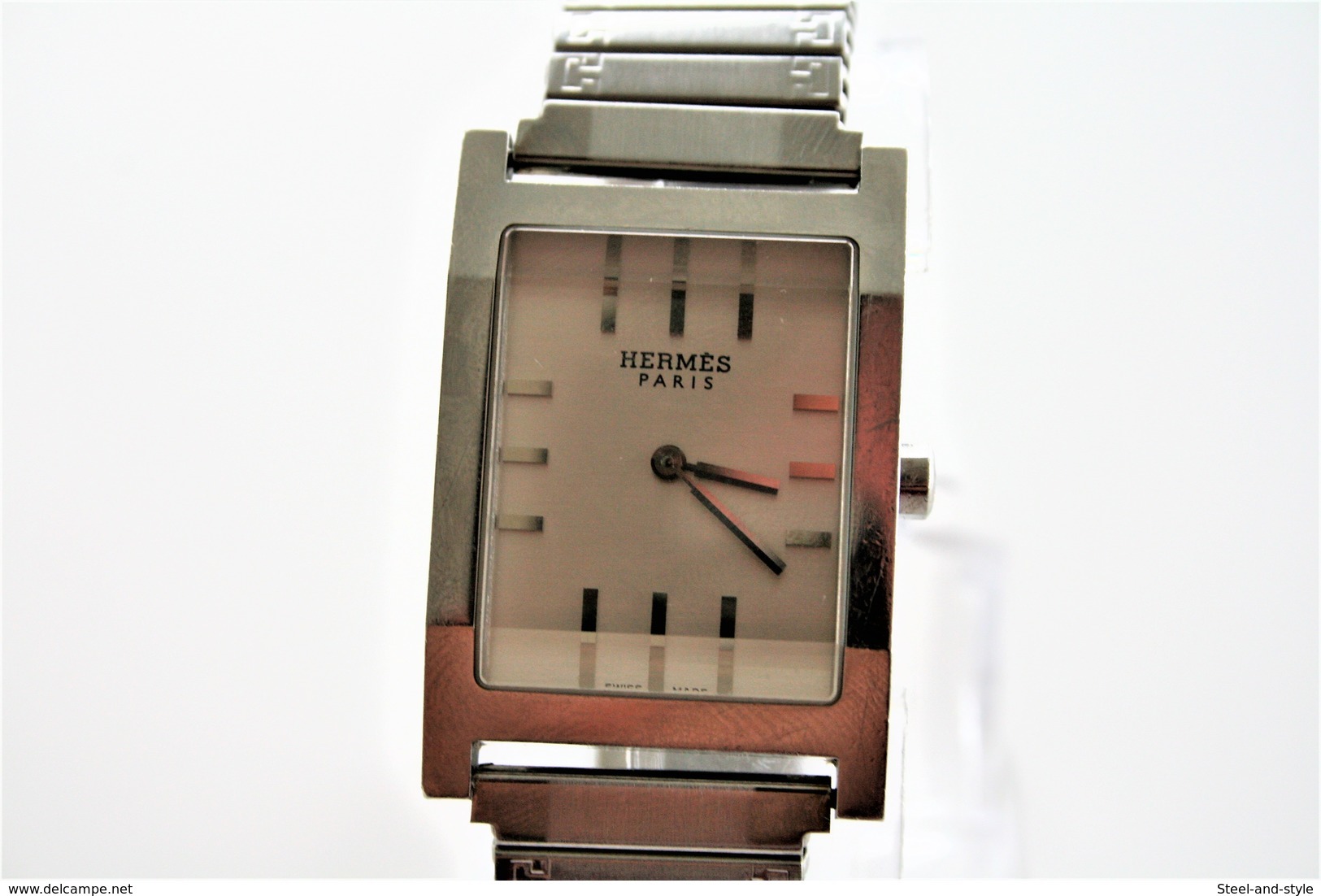 Watches : HERMES PARIS MEN TANDEM COLLECTOR ITEM  - 1980's - Original - Running - Excelent - Watches: Top-of-the-Line