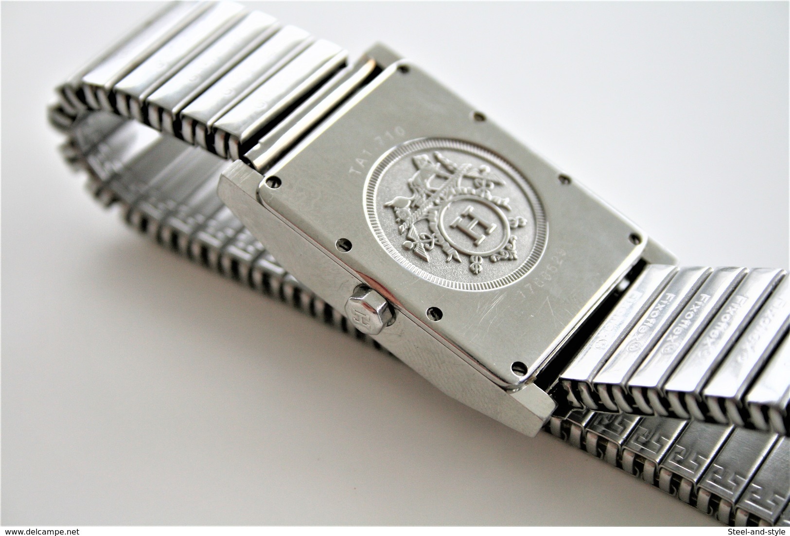 watches : HERMES PARIS MEN TANDEM COLLECTOR ITEM  - 1980's - original - running - excelent