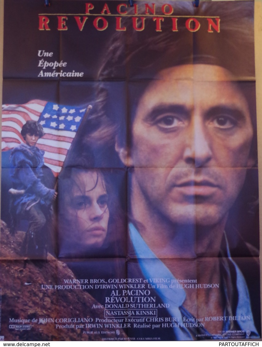 Aff Ciné Orig REVOLUTION (1985) 160X120 Al Pacino Donald Sutherland - Plakate & Poster