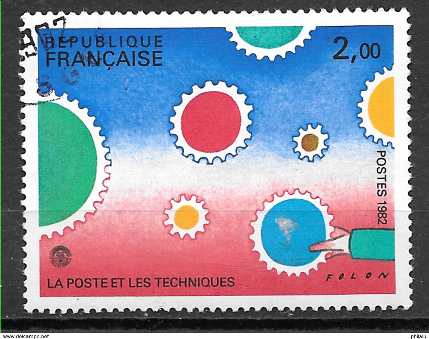 FRANCE 2200 Philexfrance 82 La Poste Et Les Techniques . - Usati