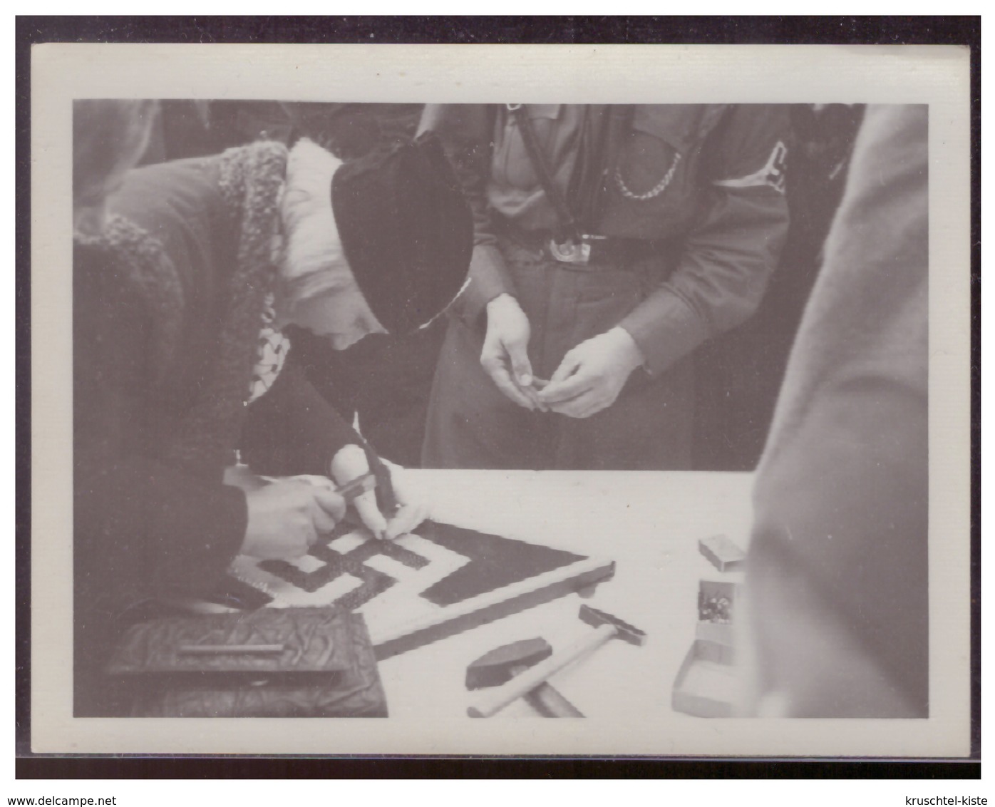 Dt- Reich (008090) Propaganda Foto Plauen Am Rande Einer Besuches Von Baldur V. Schirach Dem Reichsjugendführer - Briefe U. Dokumente