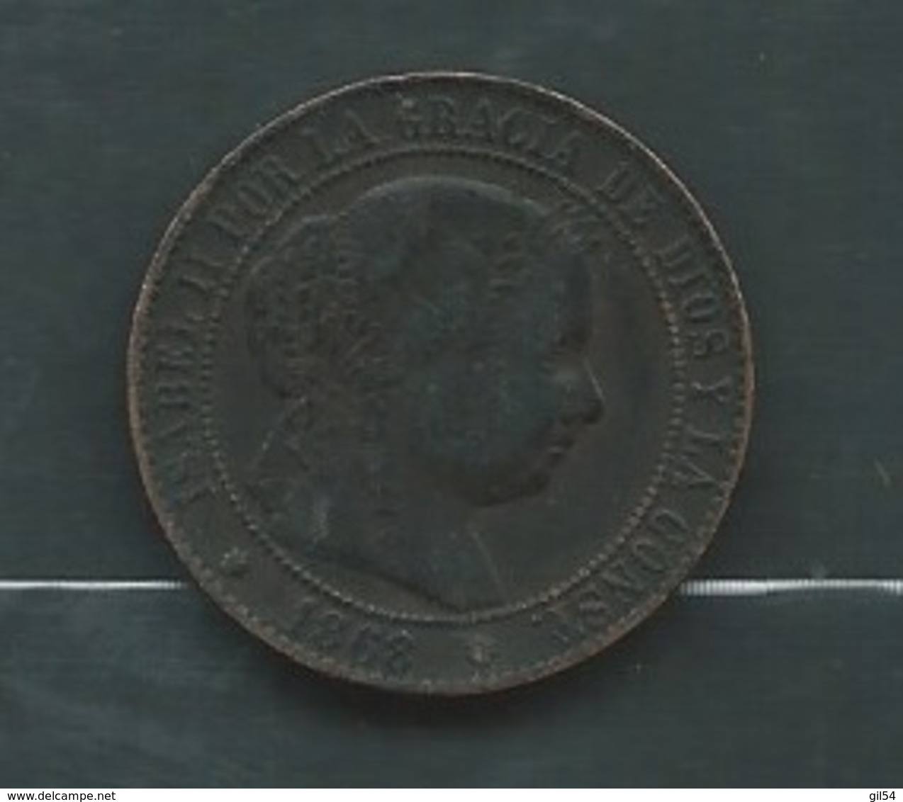 ESPAGNE 2 1/2 CENT 1868  -  Laupi 11704 - Premières Frappes