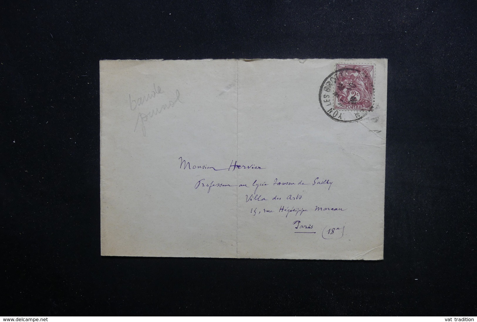 FRANCE - Bande Journal De Lyon Pour Paris, Affranchissement Type Blanc 2ct - L 49340 - 1877-1920: Période Semi Moderne