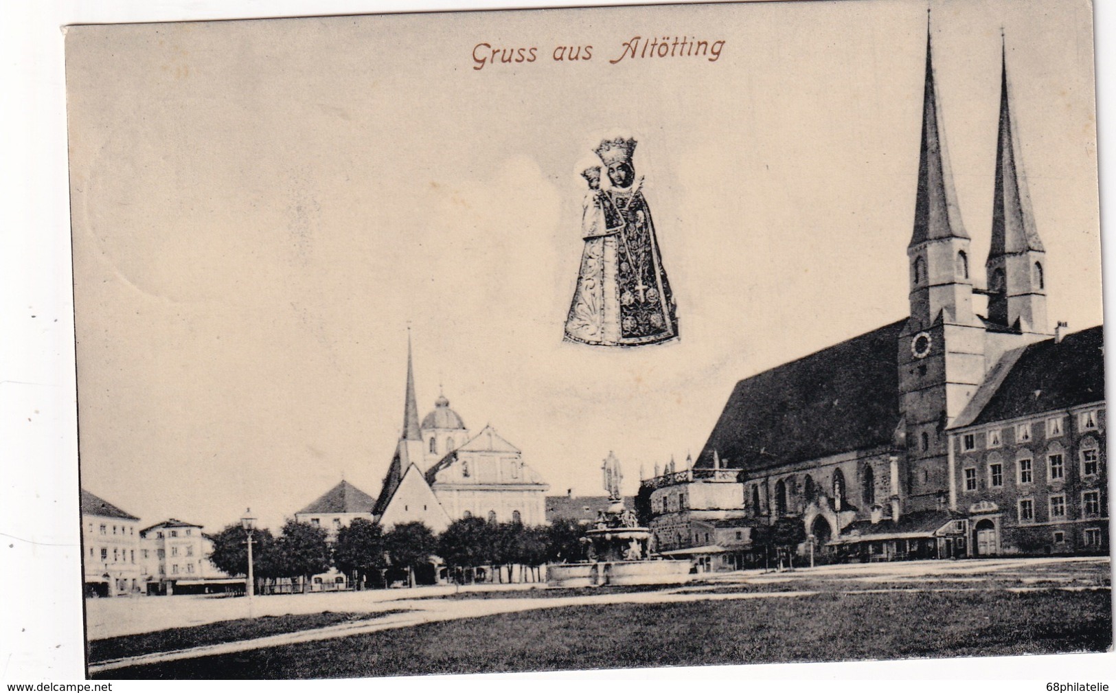 ALLEMAGNE 1909 GRUSS AUS ALTÖTTING - Altoetting