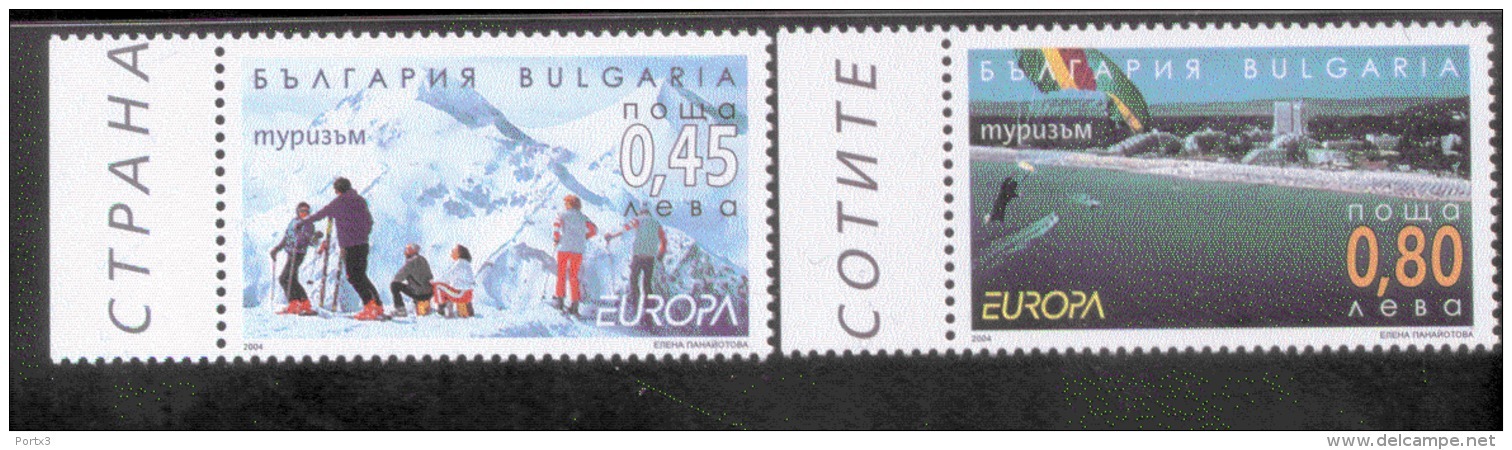 CEPT Ferien Holidays Bulgarien 4649 - 4650 MNH ** Postfrisch - 2004