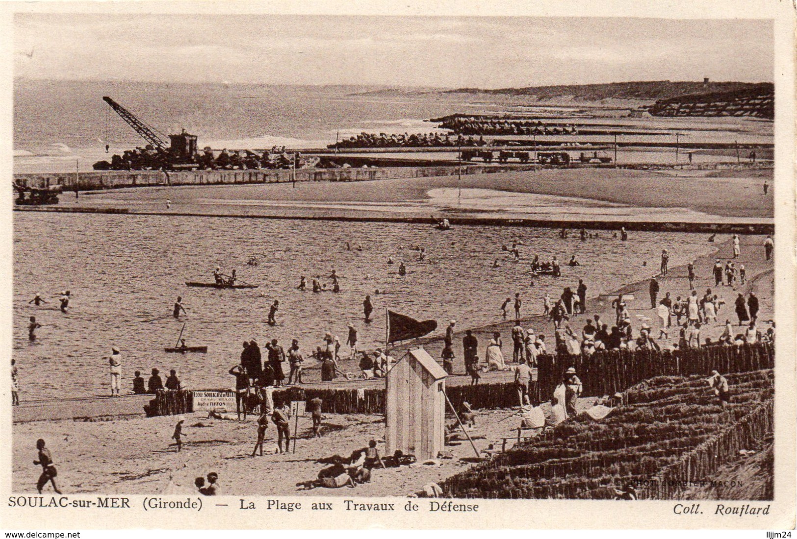 - SOULAC - La Plage Aux Travaux De Défense - - Soulac-sur-Mer