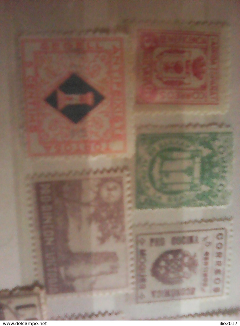11 Local Stamps From Spain - Nationalist Issues