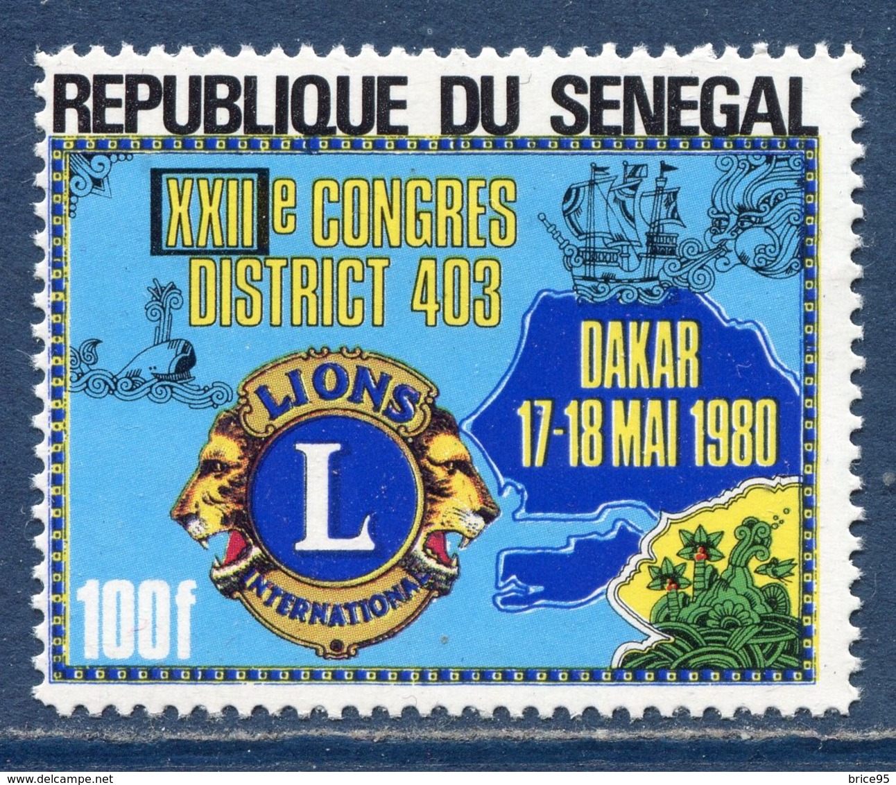 République Du Sénégal - YT N° 536 - Neuf Sans Charnière - 1980 - Senegal (1960-...)