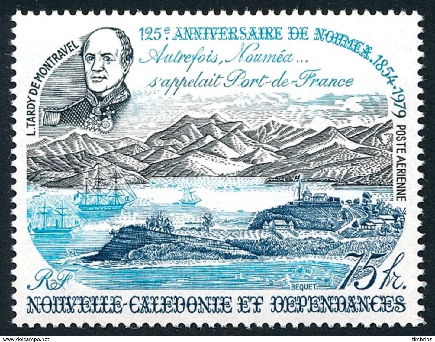 NOUV.-CALEDONIE 1979 - Yv. PA 195 **   Cote= 5,50 EUR - Fondation De Port-de-France  ..Réf.NCE24847 - Unused Stamps