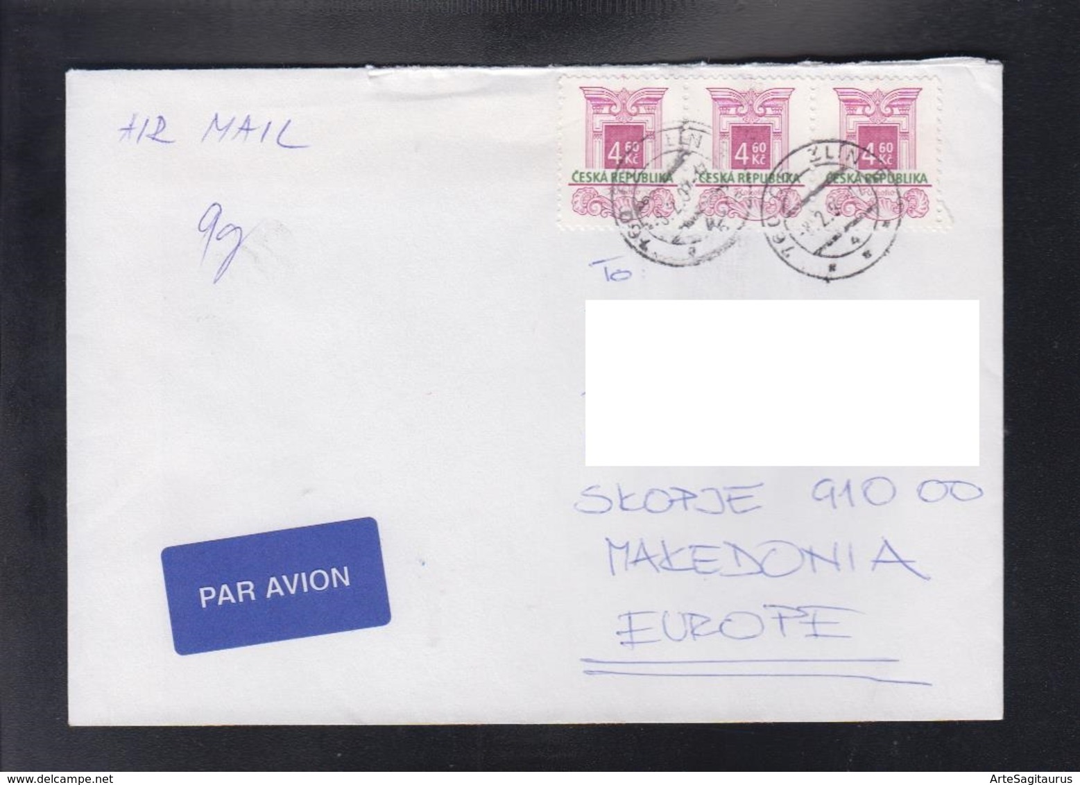 CHECS REPUBLIC / AIR MAIL, REPUBLIC OF MACEDONIA ** - Covers & Documents
