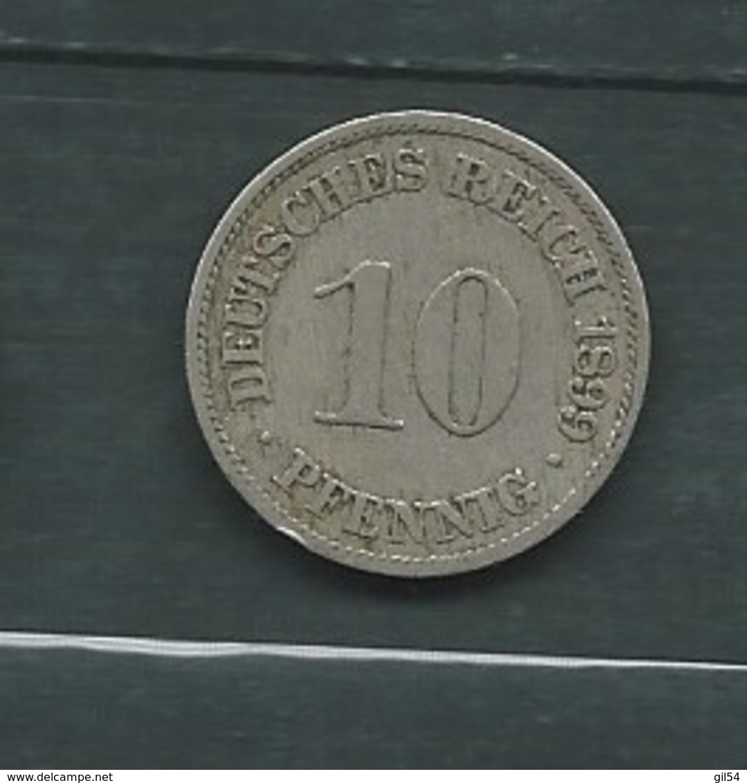 Monnaie Allemagne 10 Pfennig 1899 Laupi 11807 - 10 Pfennig
