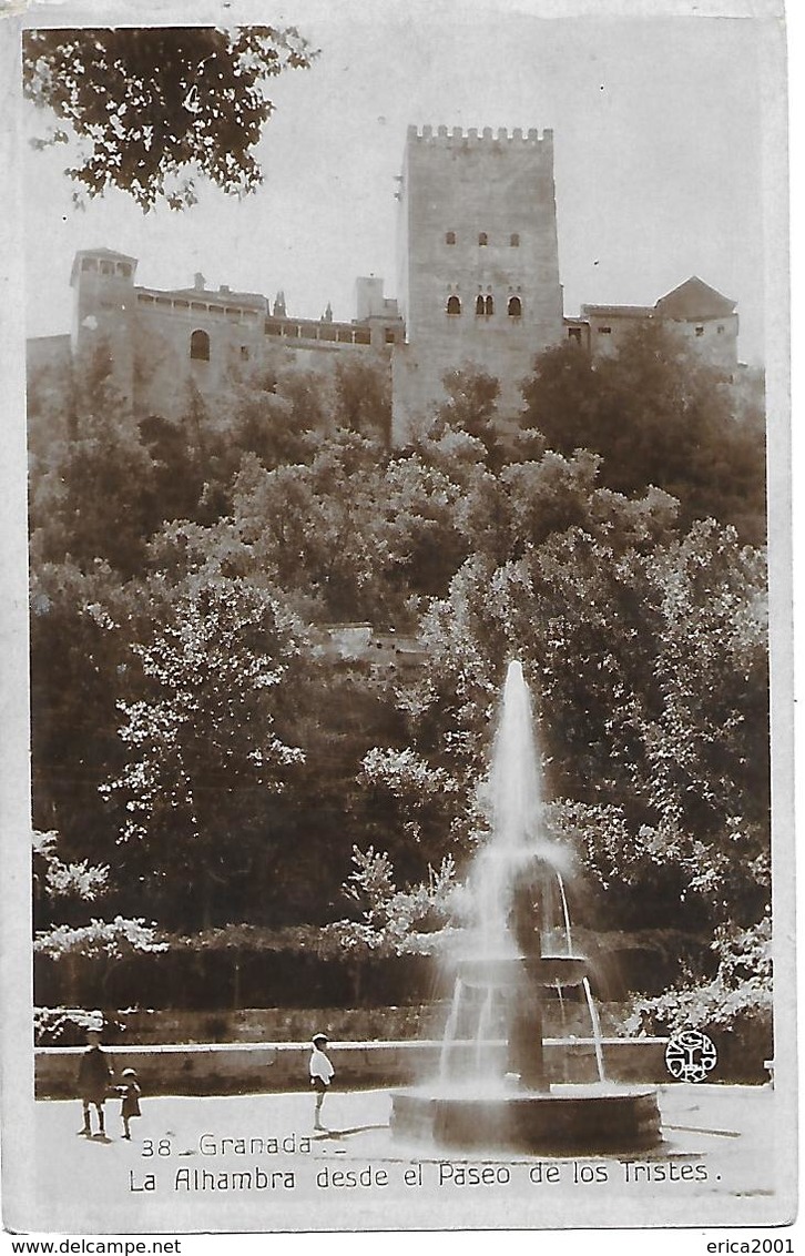 Granada. La Alhambra Desde El Paseo De Los Tristes. - Granada