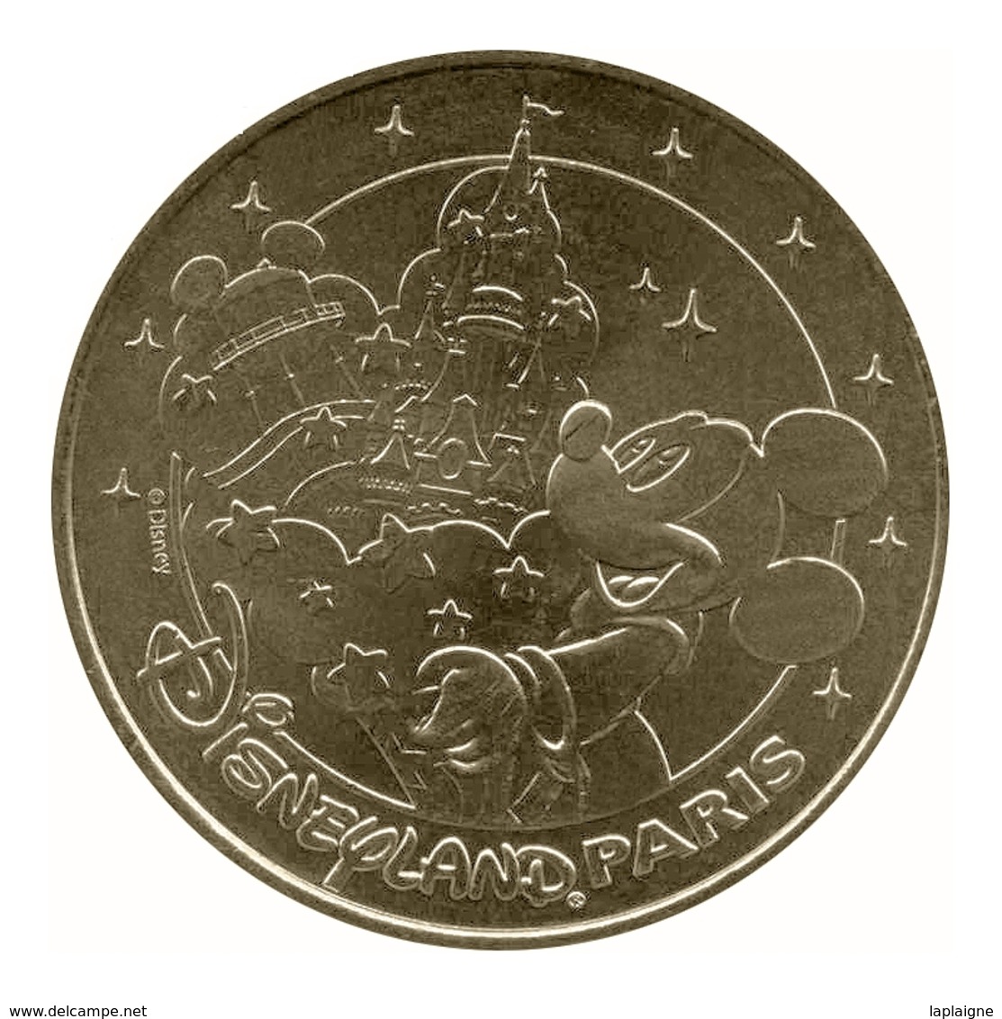 Monnaie De Paris , 2014 , Marne La Vallée , Disneyland , Les Deux Châteaux , Mickey Sorcier , Revers CAN - Autres & Non Classés