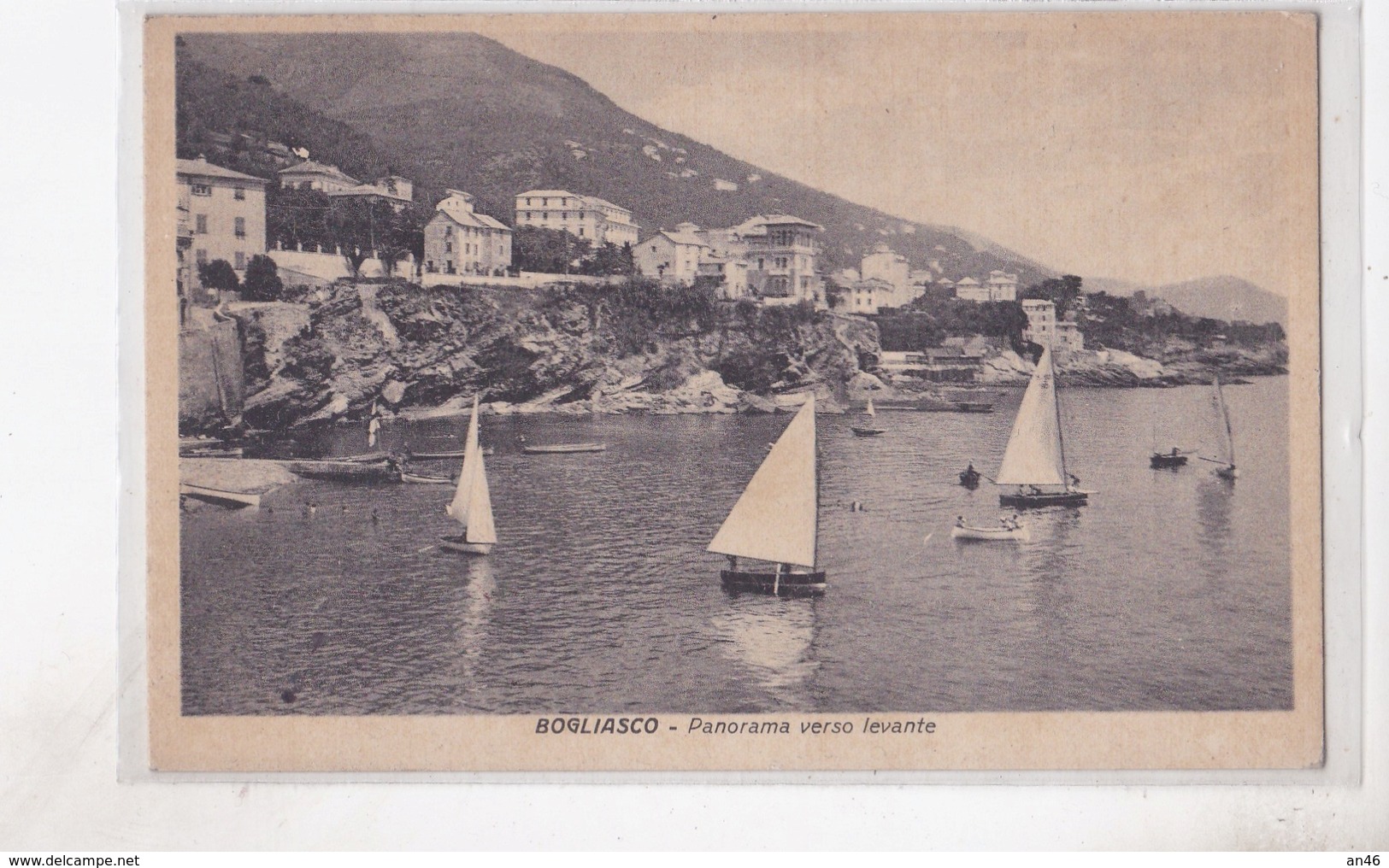 BOGLIASCO PANORAMA VERSO LEVANTE VG  AUTENTICA 100% - Genova (Genoa)