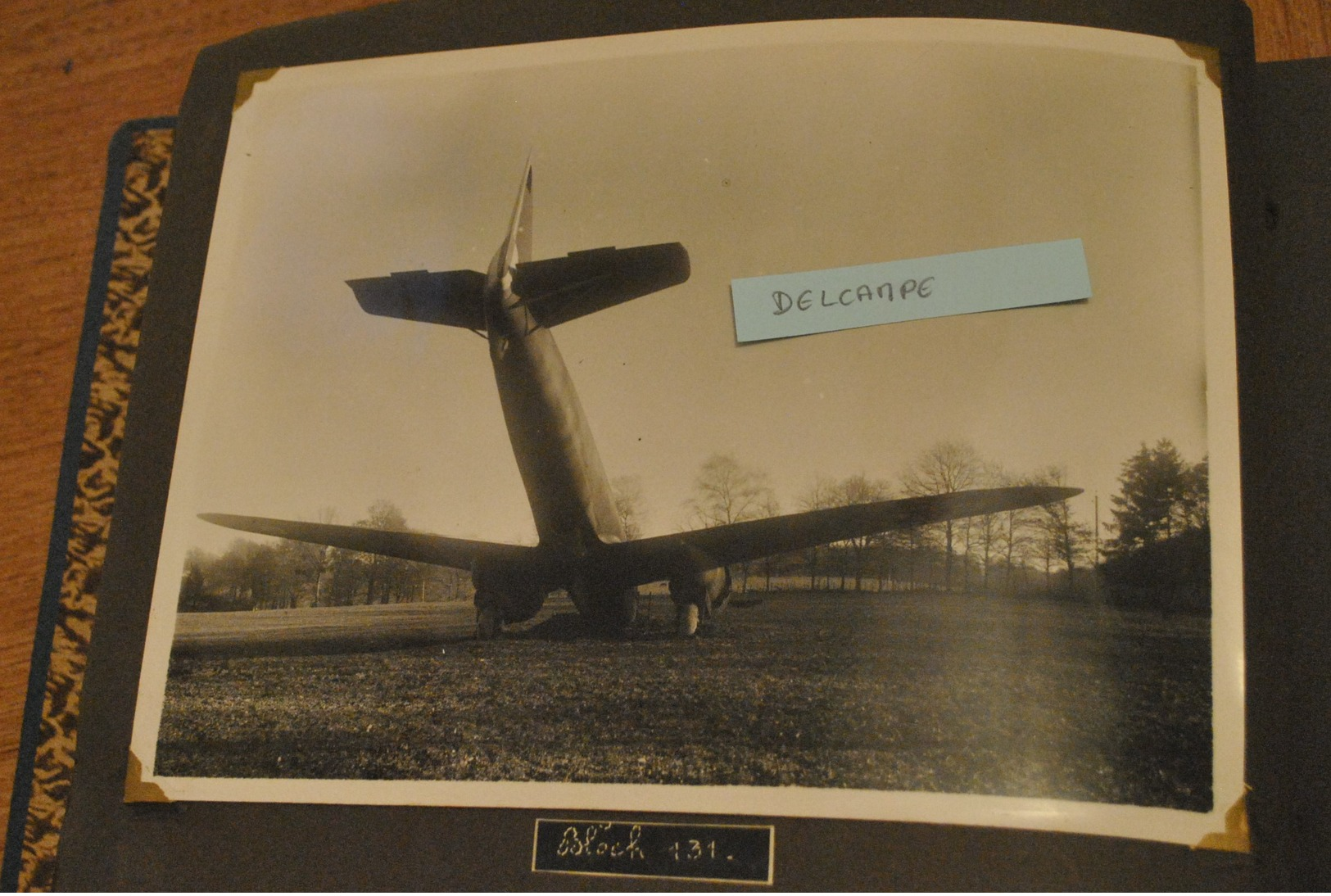 Photographie Avion Bloch 131 Accident Accidente Crash Photo Originale - Aviation