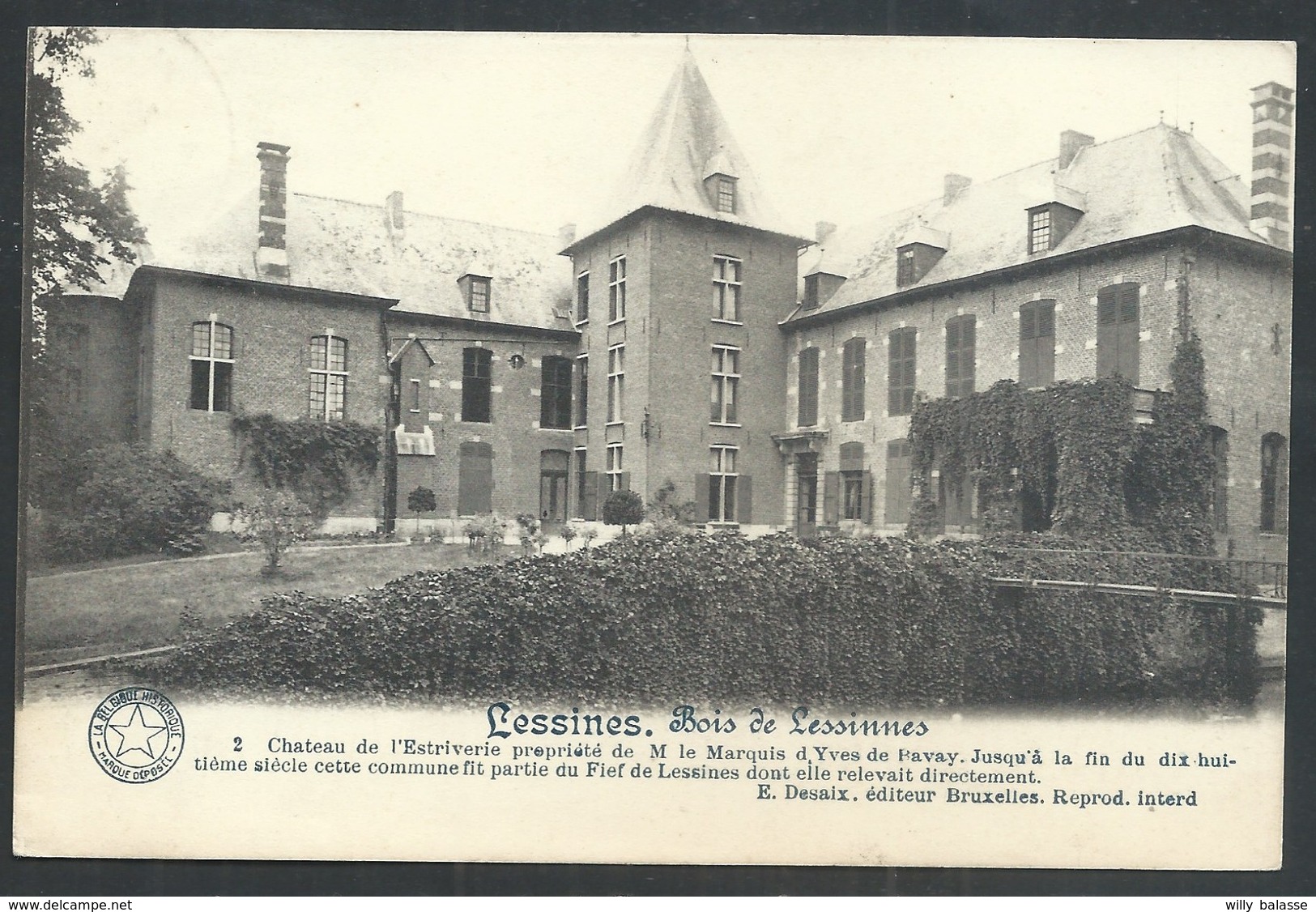 +++ CPA - Bois De LESSINES - Château De L' Estriverie - Desaix   // - Lessines