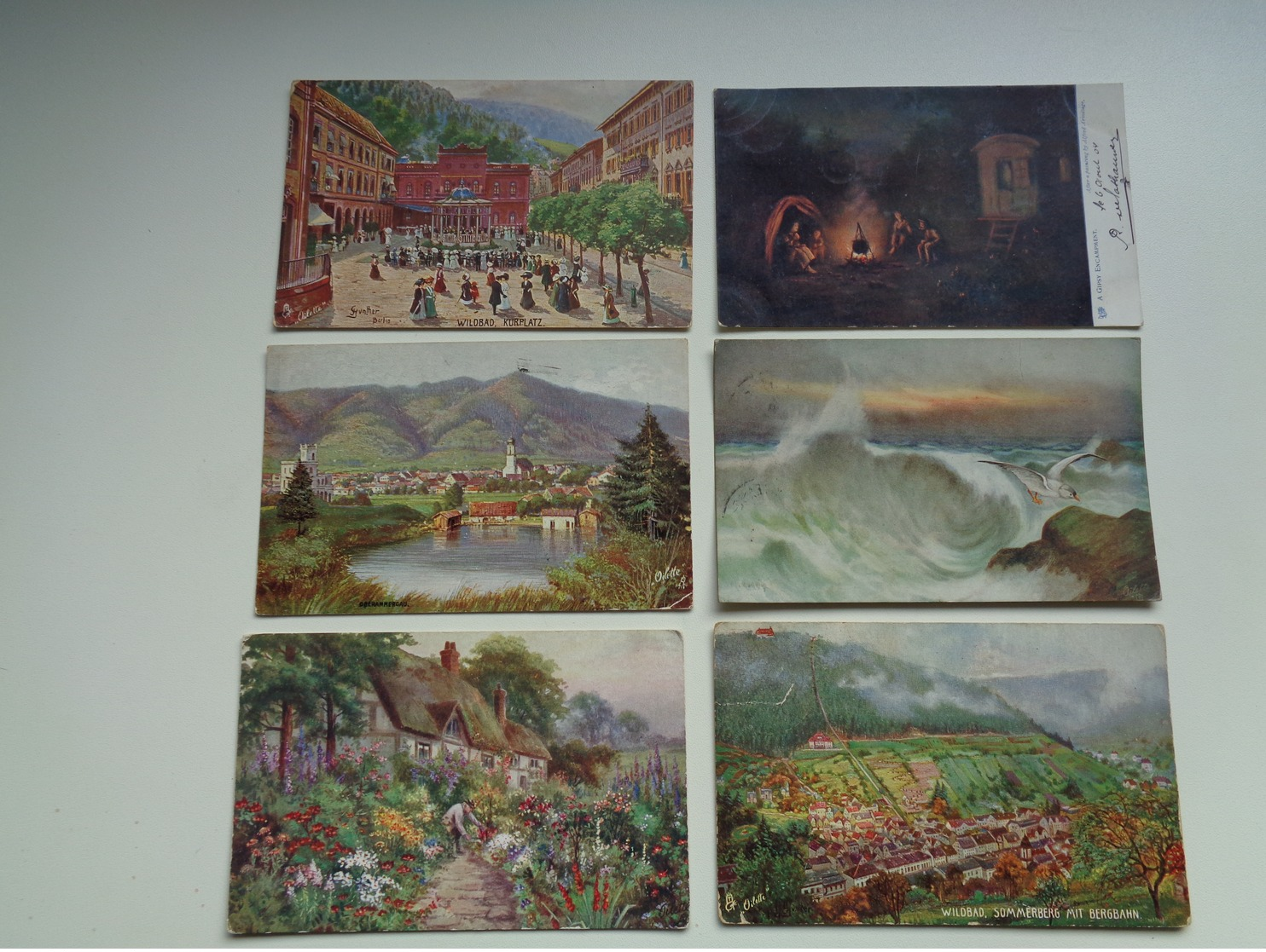 Beau lot de 60 cartes postales de fantaisie " Oilette "  Raphael Tuck & Sons    Mooi lot van 60 postkaarten fantasie