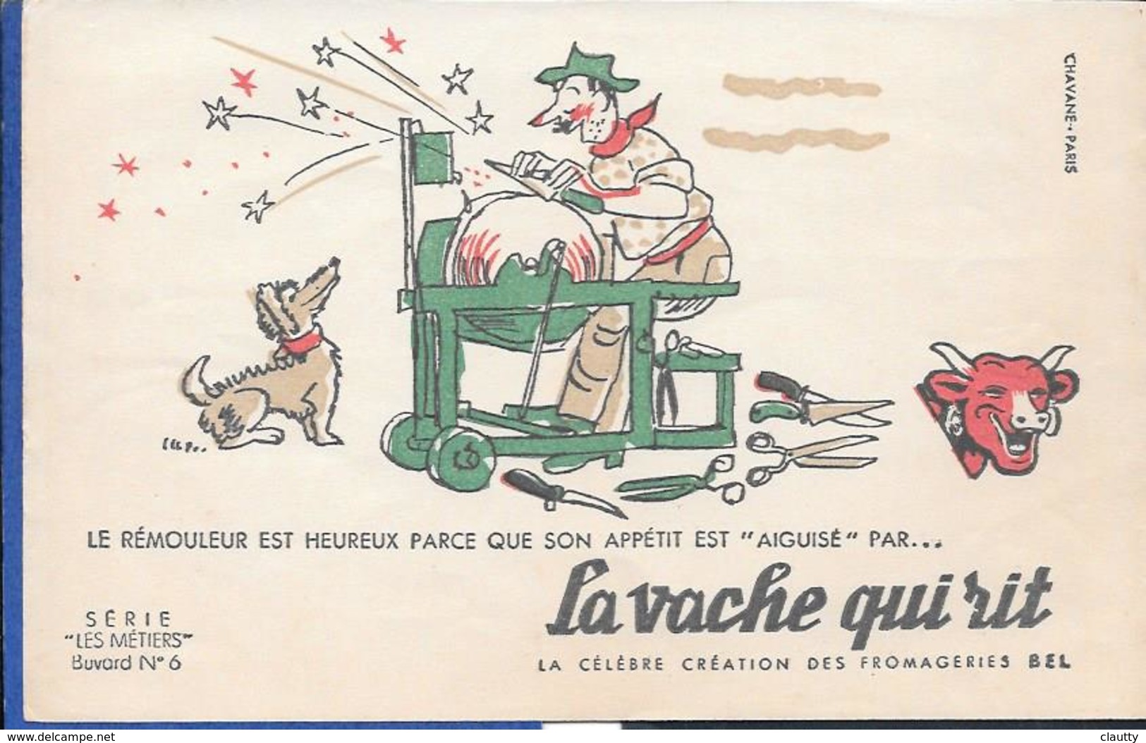 Buvard La Vache Qui Rit , Série Les Métiers  N°06/10 - Collections, Lots & Series