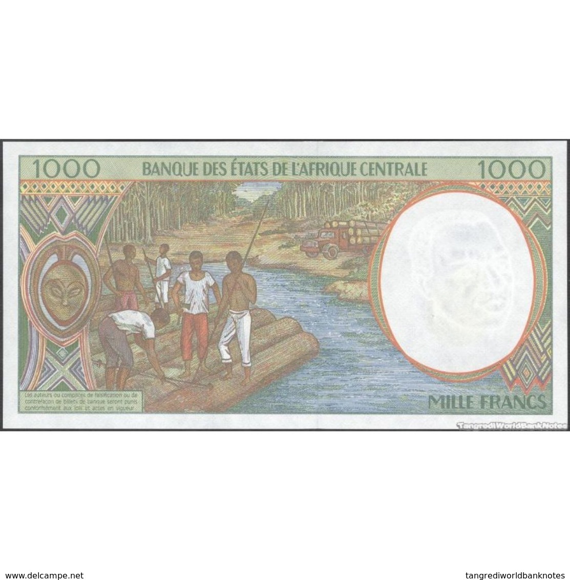 TWN - EQUATORIAL GUINEA (C.A.S.) 502Nh - 1000 1.000 Francs 2000 UNC - Equatorial Guinea