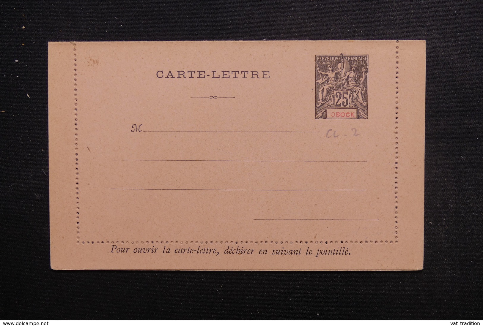 OBOCK - Entier Postal Type Groupe , Non Circulé - L 49399 - Lettres & Documents