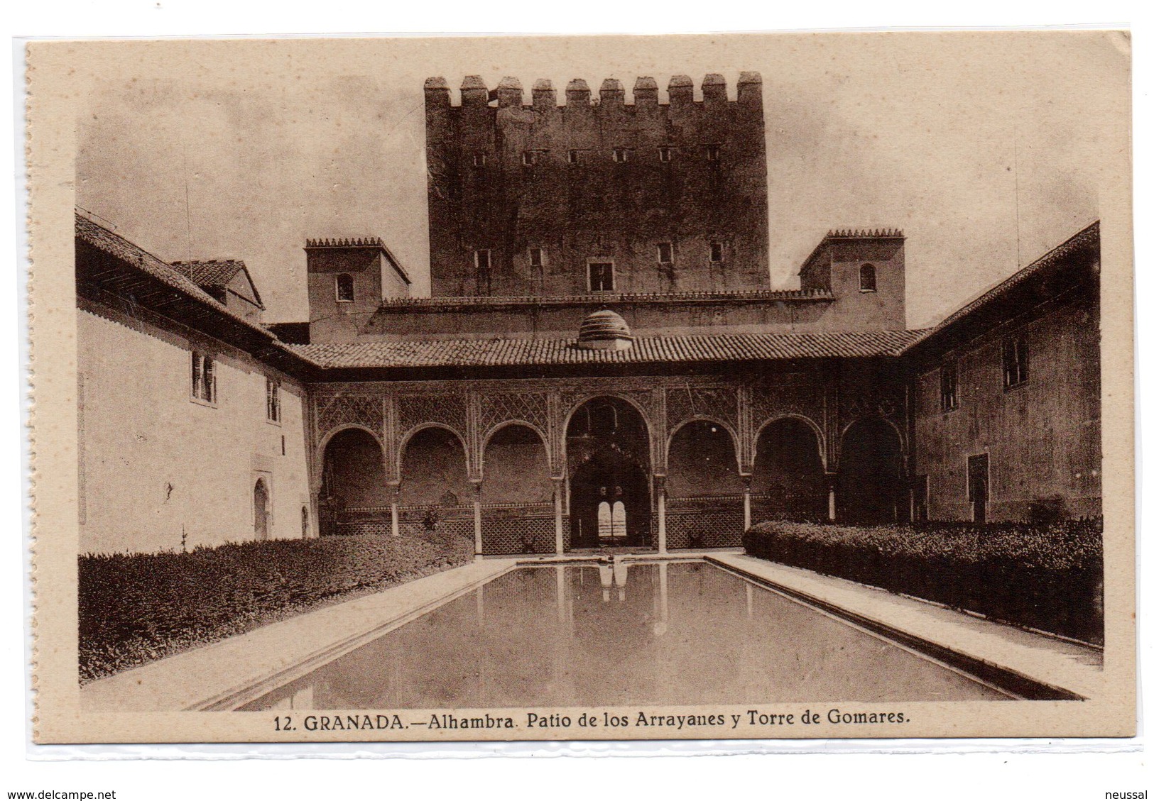 Tarjeta  Postal De Granada. Alhambra - Granada